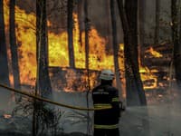 Požiar v portugalskom Albergaria-a-Velha.