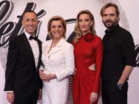 Zľava: Zdeněk Chlopčík, Tatiana Drexler, Adela Vinczeová, Ján Ďurovčík