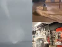 KATASTROFA v Španielsku: Mestá bojujú s povodňami, VIDEO s prívalovou vodu prišlo aj TORNÁDO!