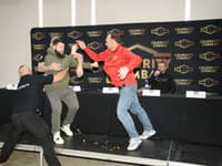 Tlačová konferencia Celebrity Combat.