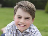 Najmladší syn princa Williama a Kate princ Louis. 