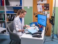 Diana Klamová v seriáli Nemocnica