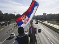 Študentmi inicované demonštrácie v Srbsku.