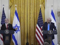 Benjamin Netanjahu a Donald Trump