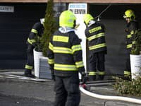 Požiar penziónu na Kúpeľskej ulici v Sobranciach.