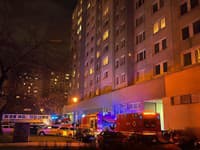 Požiar v Petržalke spôsobilo pripálené jedlo na sporáku