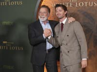 Arnold Schwarzenegger so synom Patrickom