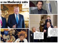 Politické dianie doma aj vo svete bolo opäť bohaté na námety pre vtipkárov.