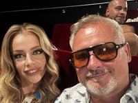 Peter Batthyány s mladučkou partnerkou Petrou.