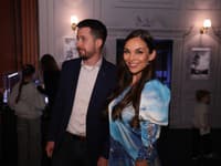 Výstava Titanic. Na snímke Soňa Schwarcz s manželom