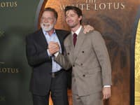 Arnold Schwarzenegger so synom Patrickom