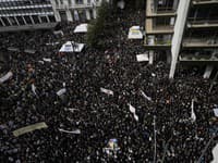 Protesty v Grécku