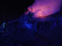 Požiar dvoch traktorov v obci Bohunice.