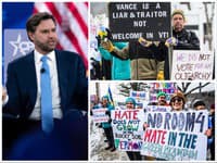 Kvôli americkému viceprezidentovi J. D. Vanceovi sa vo Vermonte zhromaždili stovky demonštrantov