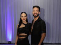 1. kolo Let's Dance. Na snímke Ráchel Šoltésová a Titus Ablorh