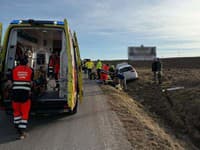 Vážna nehoda v Mošovciach si vyžiadala sedem zranených