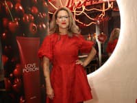 Predstavenie parfému. Na snímke Kristína Tormová