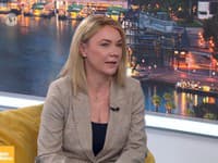 Zuzana Šikulová ako hosťka v markizáckom Teleráne. 