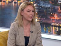 Zuzana Šikulová ako hosťka v markizáckom Teleráne. 