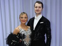 1. kolo Let's Dance. Na snímke Natália Horváthová a Marek Rozkoš