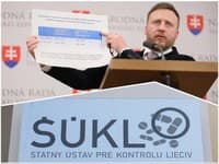 Na snímke tabuľa na budove sídla Štátneho ústavu pre kontrolu liečiv (ŠÚKL)