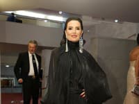 Silvia Lakatošová na galavečere Krištáľové krídlo.