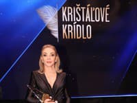 Zdena Studenková na galavečere Krištáľové krídlo
