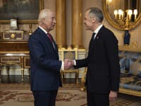 Kráľ Karol III. a kanadský premiér Mark Carney.