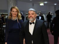 Eduard Chmelár a Diana Štrofová na galavečere Krištáľové krídlo