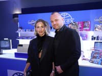 Čokoládová párty. Na snímke Ivana Gáborík s manželom