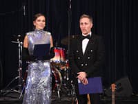 Čokoládová párty. Na snímke Andrea Bezděková, Matej Sajfa Cifra