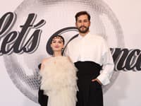 Móda zo šiesteho kola Let's Dance. Na snímke Petra Dubayová, Jakub Jablonský
