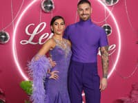 2. kolo Let's Dance. Na snímke Adam Šedro, Jasmin Affašová