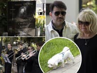 Spomienkové stretnutie pri hrobe Dušana Grúňa (†81): ŽIVÁ HUDBA, kvety... Vdova priniesla aj PSA!