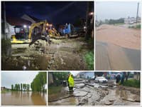 Moravu zasiahlo EXTRÉMNE počasie! Desivé ZÁBERY z postihnutých miest: Voda trhala asfalt a zaplavila domy