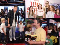 Premiéra Lilo a Stitch: Puskailer ukázal ROZKOŠNÝCH synov a kto je tá KRÁSKA po Kobielskeho boku?