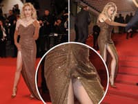 Pikantný TRAPAS Jacksonovej dcéry v Cannes: Zradil ju vysoký rozparok... Ups, a bola BEZ NOHAVIČIEK!