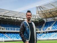 Nakrúcanie spotu  k novej kampani STVR k ME vo futbale hráčov do 21 rokov.