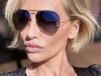 Adriana Sklenaříková s novým účesom.
