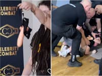 HUSTÁ tlačovka Celebrity Combat: Umelý PENIS, hymna a... BITKA zápasníkov!