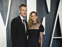 David Benioff, Amanda Peet 
