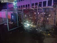 V areáli základnej školy v bratislavskom Ružinove spôsobil škody úmyselný požiar