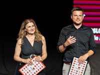 Moderátori večera Katarína Brychtová a Vlado Varecha