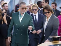Brad Pitt na premiére filmu F1