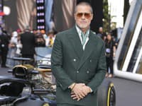 Brad Pitt na premiére filmu F1