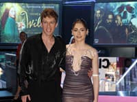 Premiéra filmu Duchoň, Vladislav Plevčík s partnerkou