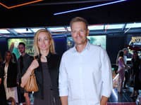 Premiéra filmu Duchoň, Martin Nikodým s partnerkou
