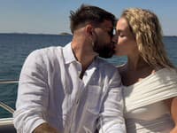 Natálie Kočendová s partnerom