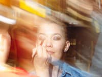 Jana Majeská na módnej prehliadke Fera Mikloška