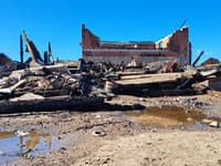 Požiar v rómskej osade v Spišskom Štiavniku